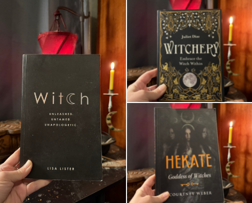 Witchy Books I can’t (and won’t) shut up about 📚🤝✨ cover photo collage