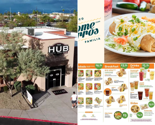 Delicious food in Mesa, AZ and Gilbert, AZ! cover photo collage