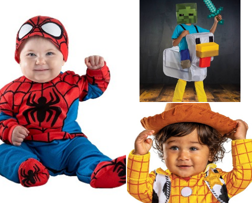 Kids' Halloween Costumes, Minus the Endless Searching cover photo collage