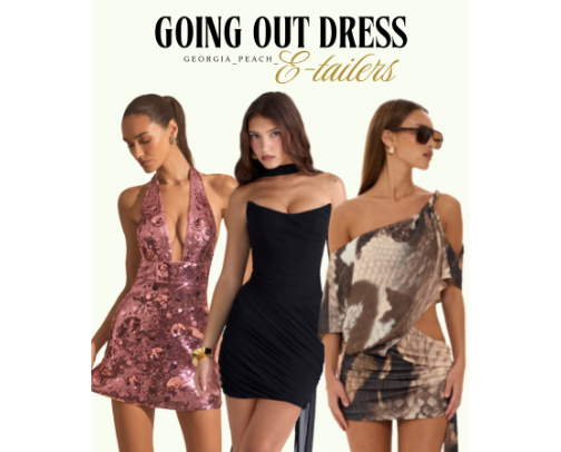 Best Places To Buy Going Out & Event Dresses cover photo collage