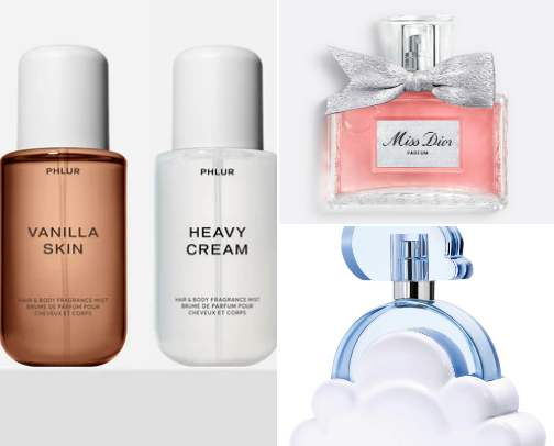 Your key to smell like a milion dollars ✨ cover photo collage