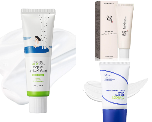 Korean Sunscreens – No White Cast cover photo collage