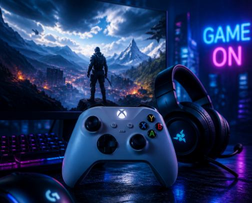 My Go‑To Xbox, PlayStation & PC Gaming Essentials cover photo collage