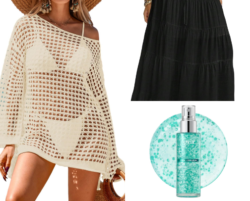 Aesthetic Beach Essentials cover photo collage