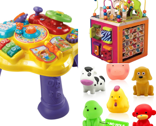 Favorite toys of my 13 month old cover photo collage