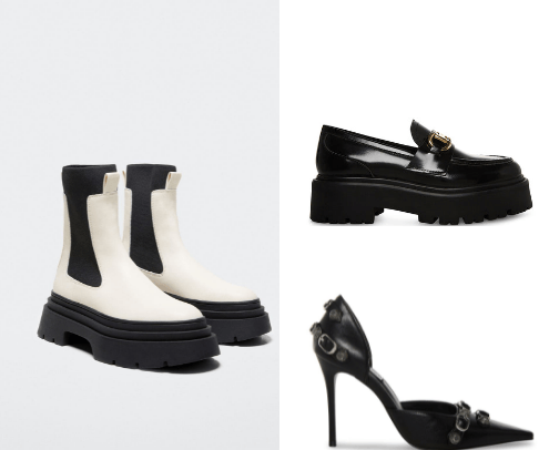 Shoes cover photo collage