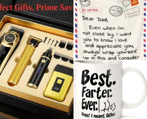 Father's Day Gifts Ideas cover photo collage