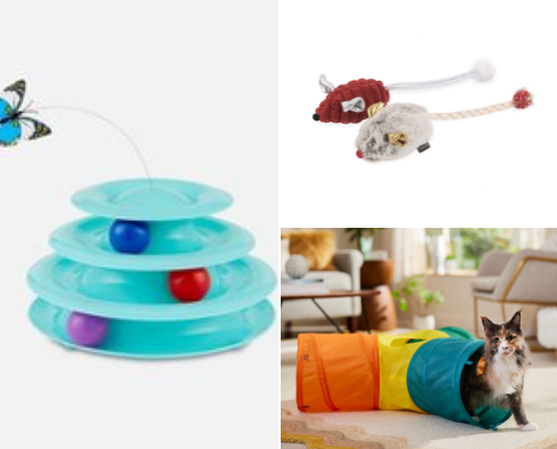 Cozy cat toy favorites I actually recommend for curious cats 🐱 cover photo collage