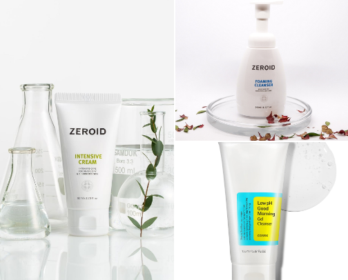 Acne Prone Skin Skincare Routine cover photo collage