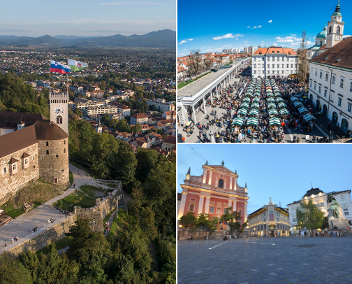 One Day in Ljubljana cover photo collage