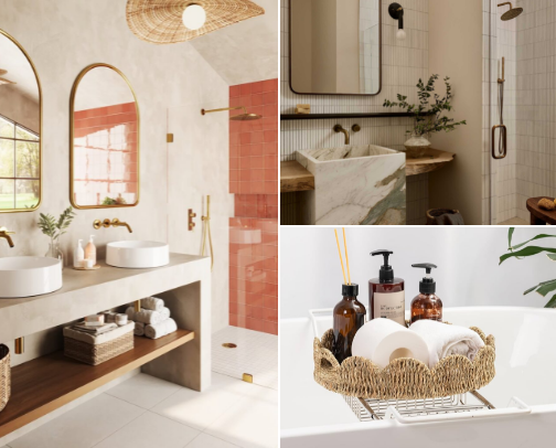 Modern Bathroom Decor Ideas to Transform Your Space Into a Mini Spa cover photo collage