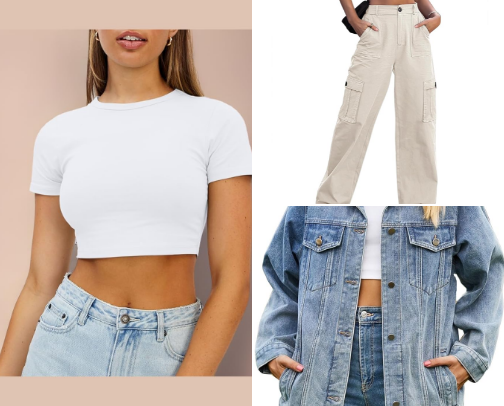 🛍An outfit for school that looks expensive - but it's not! cover photo collage
