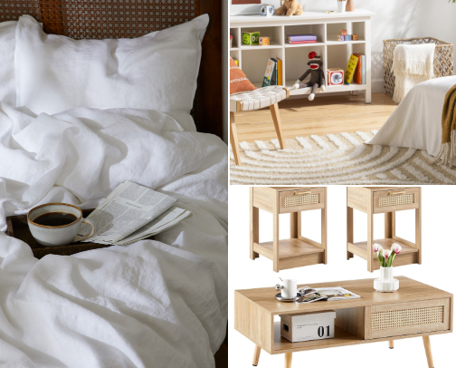 Simple touches, big comfort with H&M 🏡 cover photo collage