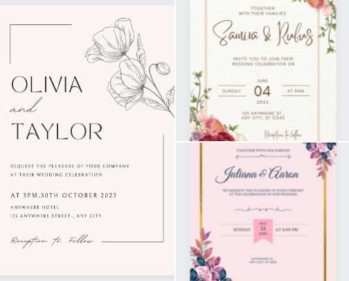 Gorgeous Wedding Invites You Should Use! cover photo collage