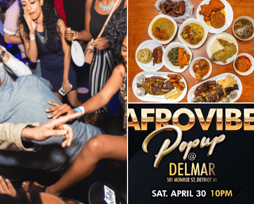 African & Caribbean Night Life in Detroit cover photo collage