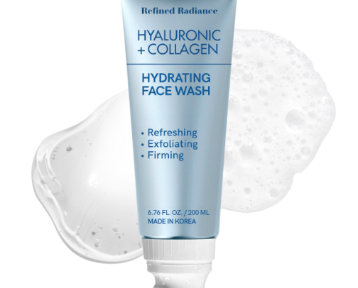 facial cleanser cover photo collage