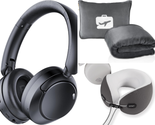 Travel & Relaxation Essentials That Make Every Trip More Comfortable cover photo collage