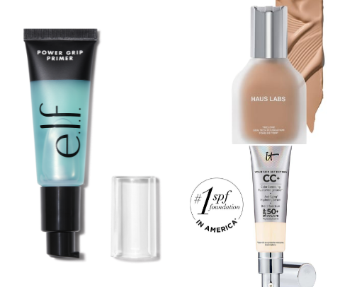 Medium to full coverage foundation cover photo collage