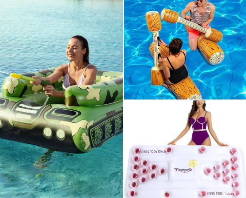 Water Fun for Adults! cover photo collage