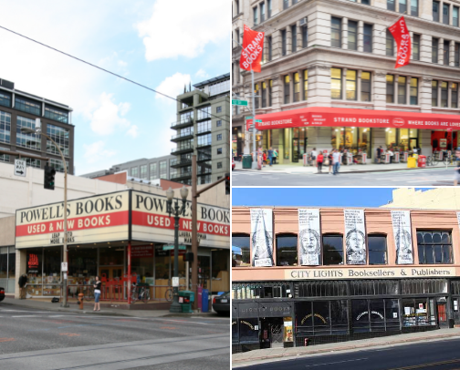 Best Small Bookstores in America 📖 Indie Bookshops Worth Visiting cover photo collage