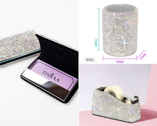 Rhinestone Accessories cover photo collage