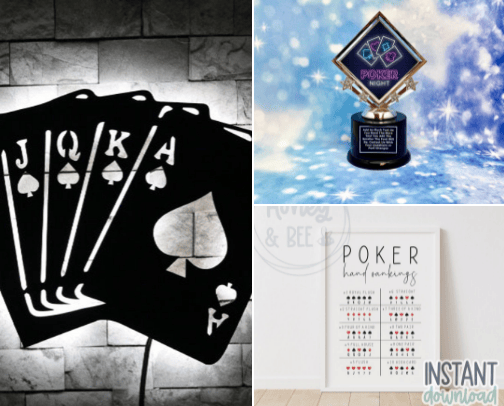 Poker night🎰 cover photo collage