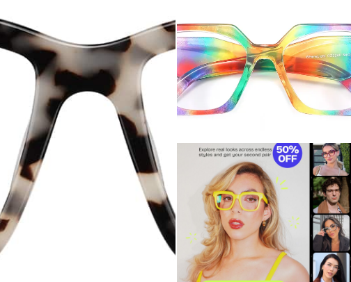 Prescription Glasses/Contact Lenses at Deep Discounts cover photo collage