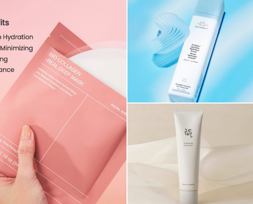 Skincare for dry skin cover photo collage