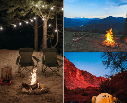 Camping Life cover photo collage