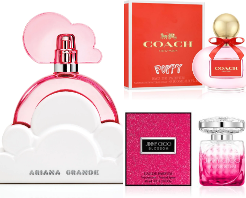 Go to perfumes ☁️ cover photo collage