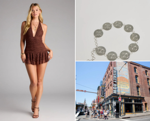 Girls weekend in Nashville? Cheers to everything from outfits to bars🤠 cover photo collage