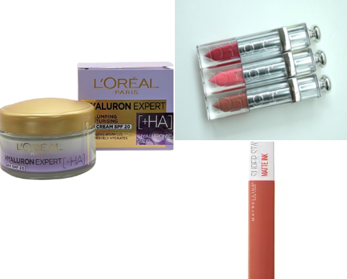 The best makeup and cosmetics products cover photo collage