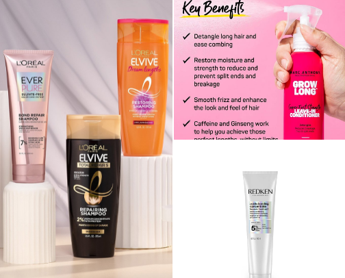 Hair Care cover photo collage