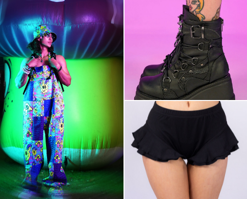 Raves/and events cover photo collage