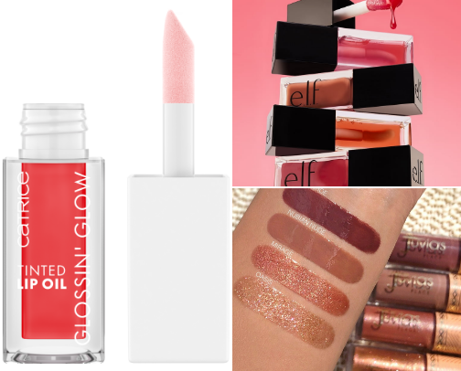 Affordable Lip Oils and Glosses- Happy Lips cover photo collage