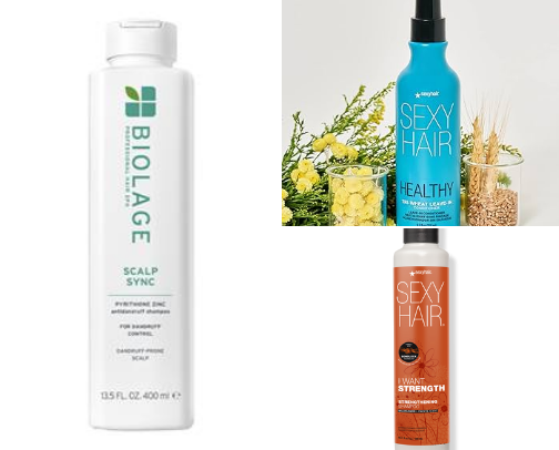 My top hair product recommendations cover photo collage