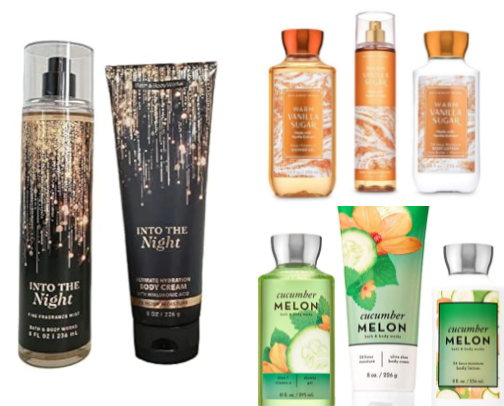 Bath & Body Works Signature Scents & Best Sellers Collection cover photo collage
