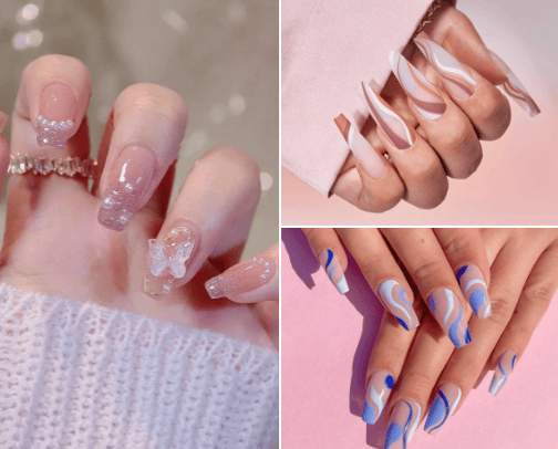 Nails cover photo collage