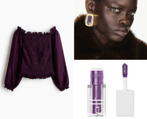 For the Love of Purple cover photo collage