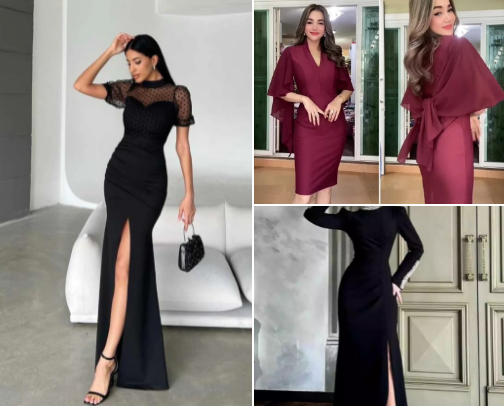 glamor date dress cover photo collage