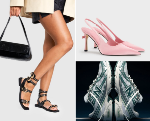 Dreamy shoes cover photo collage