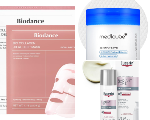 Skincare cover photo collage