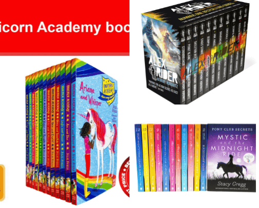 Bestseller books for your bookworm. cover photo collage