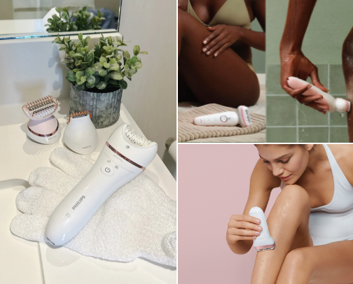 Ditch Shaving and Start Epilating cover photo collage