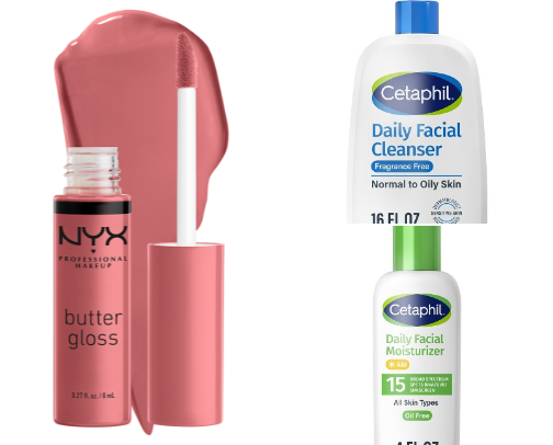 Low maintenance girlie beauty recs cover photo collage