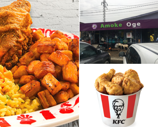 Places to eat in Lagos, Nigeria cover photo collage