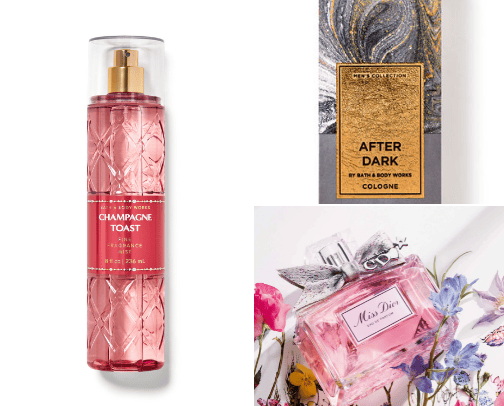 Scents Galore cover photo collage