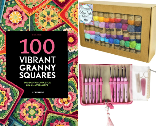 Everything Granny Squares cover photo collage