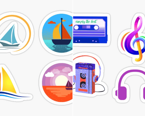 Cheap Sticker Packs cover photo collage