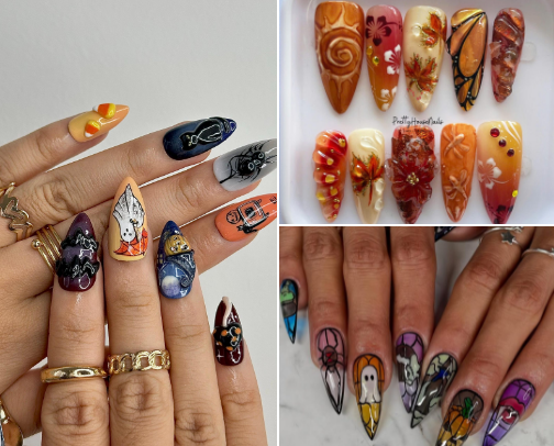 Fall Nail Inspo💅🍂 (+Press-Ons) cover photo collage
